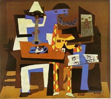  1921 Galerie - Drei Musiker 2 1921 kubistisch